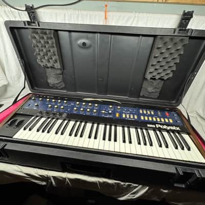 Korg PS-6 ps6 Polysix poly six 6-Voice Analog Synthsizer 61-Key Keyboard with SKB Case 1980s - Local Pickup Only