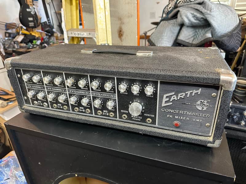 Earth Sound Research Concertmaster PA Mid 70’s - Black Tolex image 1