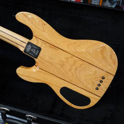 Schecter USA CUSTOM SHOP Michael Anthony Koa Top 4-String Electric Bass Guitar w/ Black Tolex Hard Case image 7
