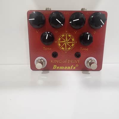 Demonfx King Overdrive DUAL DRIV Boost Distortion Guitar Effect Pedal 4 DIP CA image 1