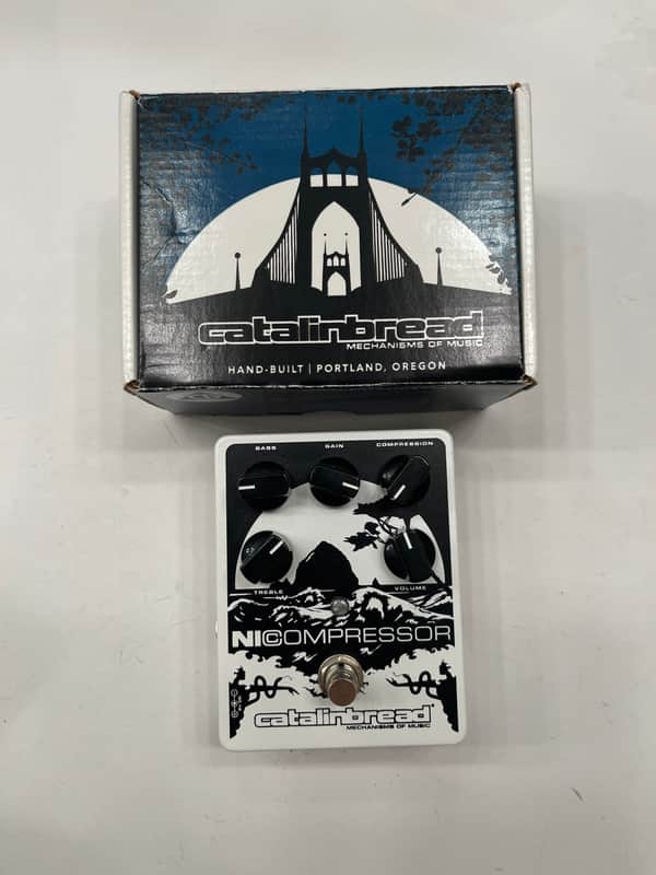 Catalinbread NiCompressor Analog FET Compressor Guitar Effect Pedal + Box image 1