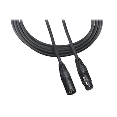 Audio-Technica AT8314 Premium Microphone Cable (15', Black) image 1