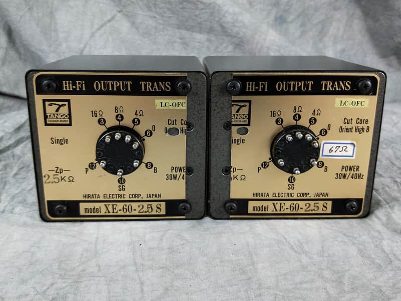 TANGO XE-60-2.5S TRANS output transformer pair In Excellent