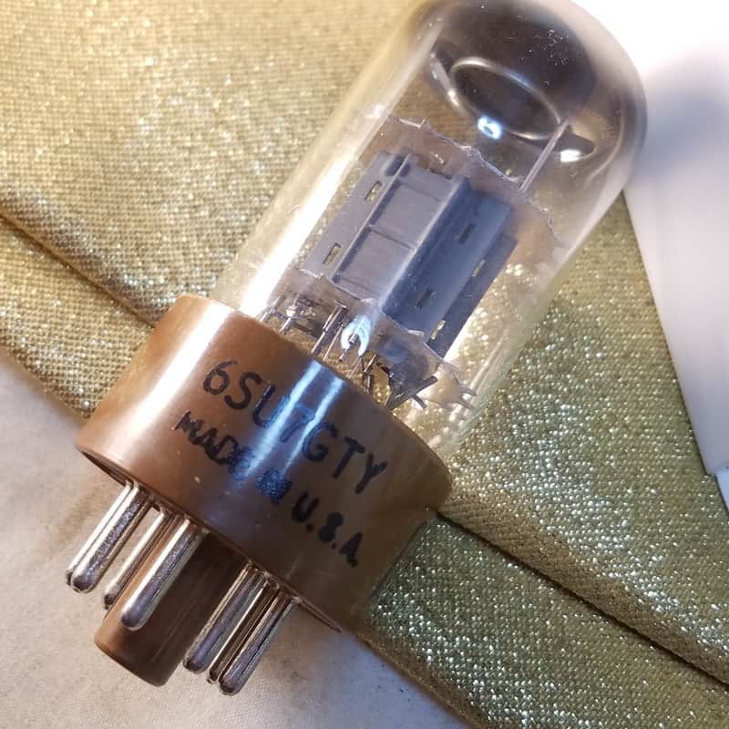 Tung-Sol Perfect 0% Tight Matched Pair (2) 6SU7GTY tNOS AT1000 TESTED Balanced! PI Vacuum Tubes same date code 173B 6188 dual triode premium 6SL7 1975-1980 image 1