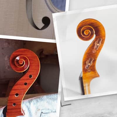 Professional Handmade 4/4 Violin – Stradivari 1714 “Soil” Model – Master European Luthier – Antiqued Finish – Certificate & Video Included image 8