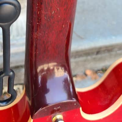 2005 Gibson ES335 Dot Reissue Faded Cherry~Ex Tommie Griggz w OHC~Pro Neck Repair~Player Grade image 7