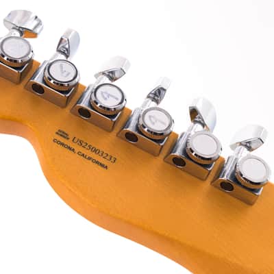 Fender American Ultra II Telecaster with Ebony Fretboard 2025 Texas Tea 3468gr imagen 9