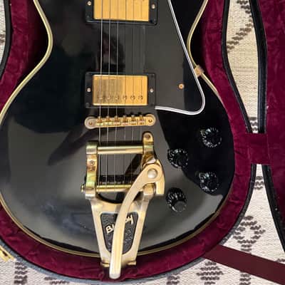 Gibson Les Paul 1957 - VOS Custom 2 Pickup Black Beauty with Bigsby image 2