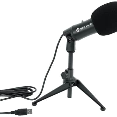 Rockville Z-STREAM USB Computer Home Studio Recording Microphone w/ Pop Filter image 18