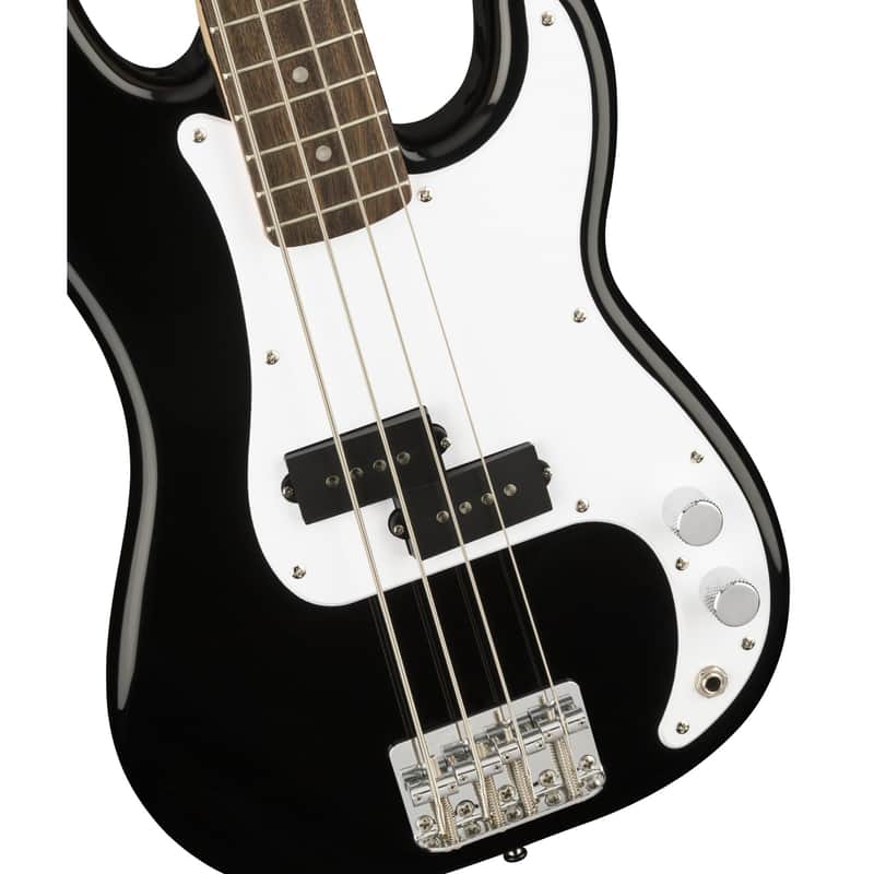 Squier Mini P-Bass Precision Bass - Black image 1