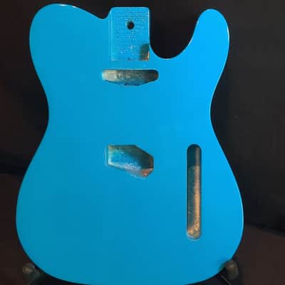 Southwest Acoustics Telecaster Body/Ventura Blue/New/Fast Local Shipping image 1