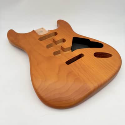 Hoodoo Stratocaster Body Nitro Alder Natural New Light hsb6466 image 3