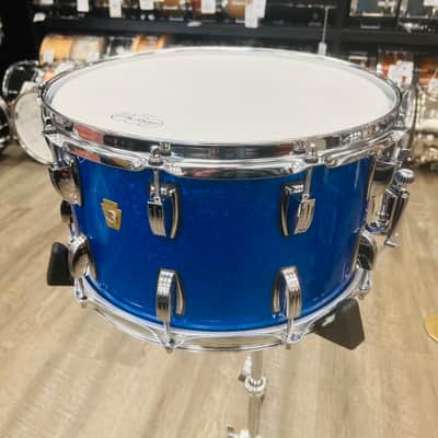 Ludwig Legacy Mahogany 8x14" Snare Drum (Blue Sparkle) image 4