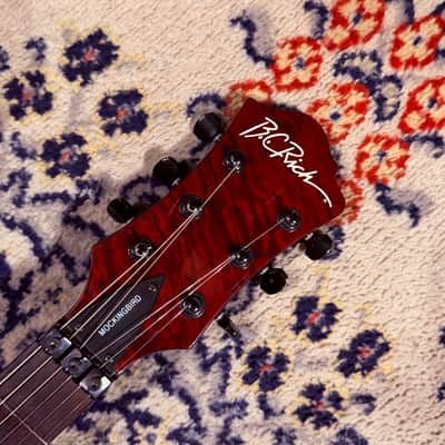 2015 B.C. Rich Mockingbird STC Slash - Made In Korea - Trans Red AAA Quilted Maple Top image 7