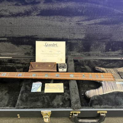 Spector NS-2 4 String Bass Made In USA, Transparent Grey with Hardshell Case - Pre Owned image 7