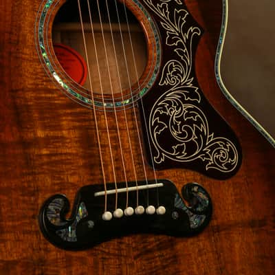 Gibson SJ-200 All Koa Custom Masterpiece Acoustic Guitar J-200 imagen 20