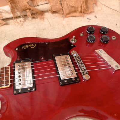 Guild S-100 Polara 1972 Cherry Red image 19