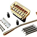 Babicz Full Contact Hardware ORIGINAL SERIES FCH 2PT TREMOLO BRIDGE, 6 String, gold