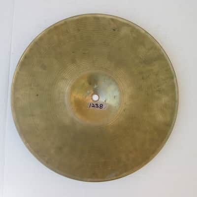 Avedis Zildjian 14" Cymbal 1960s  New Beat Hi Hat Bottom ?  1238 Grams "Good" Condition image 9