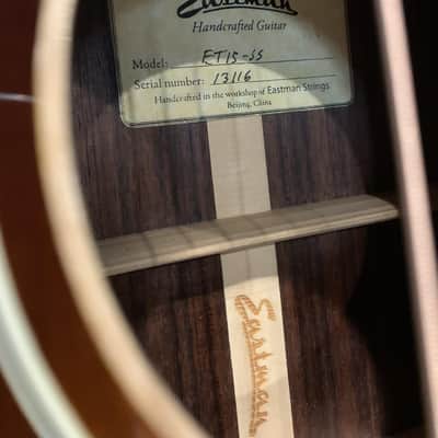 RARE Eastman ET15-SS Prototype - like Gibson LG-2 2011 Sunburst image 18