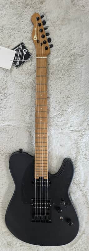 Charvel Pro-Mod So-Cal Style 2 24 HH HT CM, Caramelized Neck, Satin Black 8 LBS image 1