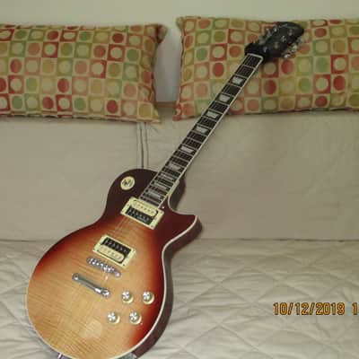 Firefly FFLP, Red Fade Color, 2019, Upgraded Alnico II Zebra Pickups image 2