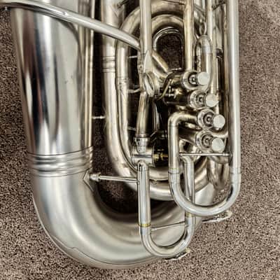 Custom Built Conn 56J Prototype CC Tuba — Nickel/Silver, 5 Valves — Local Only (Austin, TX) image 3