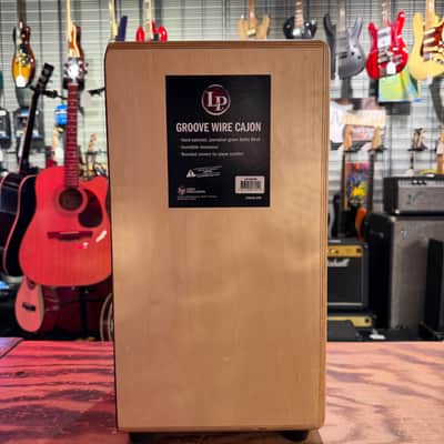 Latin Percussion LP1427W Americana Baltic Birch Groove Wire Cajon 2010s - Natural image 2