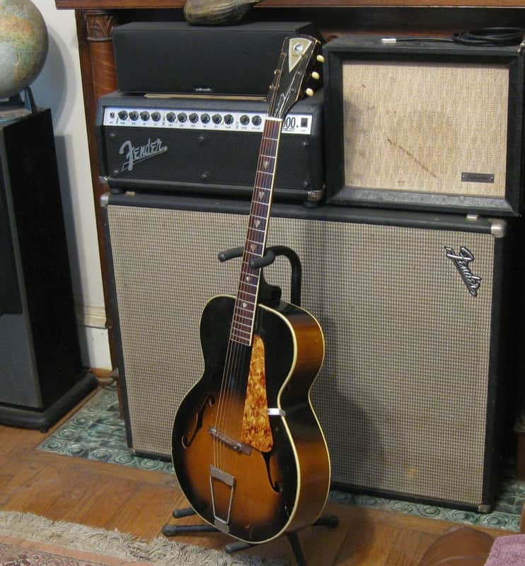 Nice Vintage Kay Archtop Acoustic Guitar Quality Guitar 1950s image 1