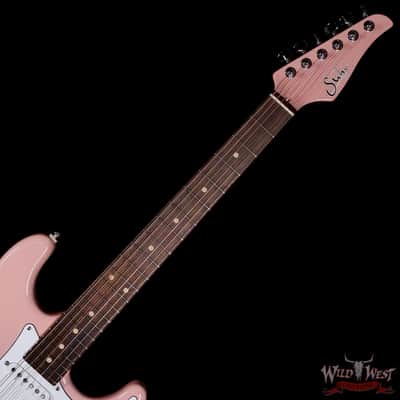 Suhr Custom Classic S HSS Rosewood Fingerboard Matching Color Headstock Shell Pink 8.05 LBS image 4