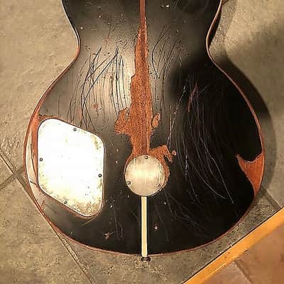NEIL YOUNG "OLD BLACK" Gibson Les Paul Goldtop Standard 2017 Aged Black Over Color image 4