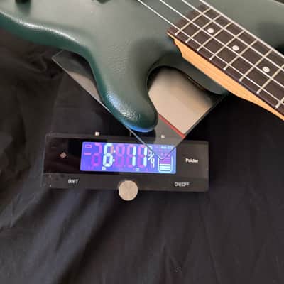 ULTRA LYTE 6.74 pound P Bass Lyte MIJ Refin Brit Racing Green w/ EMG BQS Schaller Hipshot image 14