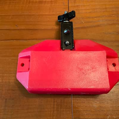 Latin Percussion LP1207 Medium-Pitched Jam Block (Red) with Bracket 2010s - Red image 2