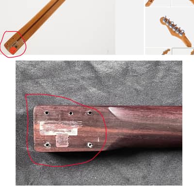 Fender Rosewood Telecaster Neck 60's C Shape Neck George Harrison Style With Tuners image 8