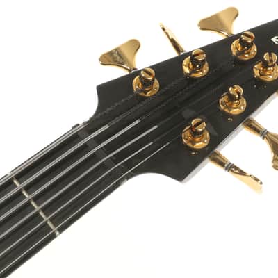 1995 Modulus Quantum Bass Q6 Green Blue Burst 6 String Bass image 4