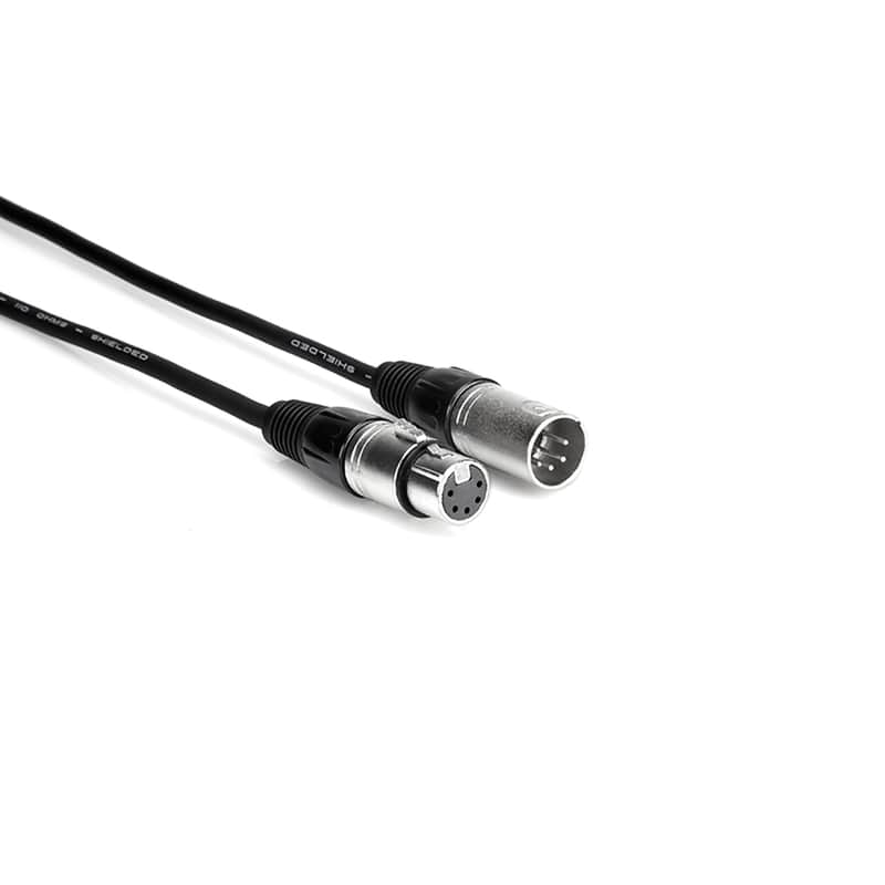 Mint Hosa DMX-520 DMX512 Cable, XLR5M to XLR5F, 20 ft image 1