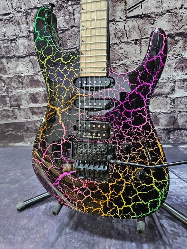 Jackson Pro Series SL3M Soloist With Ohsc! 2020 - Present - Rainbow Crackle image 1