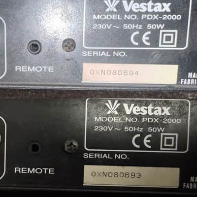 Vestax PDX-2000 Turntables Pair - Flight Cases - Dustcovers - Premium Mats & Stanton Kit image 12