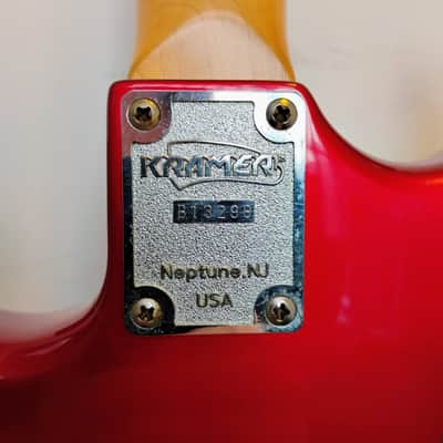 Kramer Focus 2000 Candy Apple Red Body - Focus 3000 Maple Neck - Frankenstein - 1980s - Gloss - **AS-IS** image 25