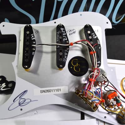 "WINGS OF CHANGE" Fender Loaded Stratocaster Pickguard Hot Wired PowerShifter™ image 11