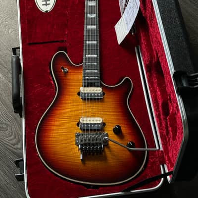 2020 EVH Wolfgang USA 5A Flametop Block Inlays Ebony Fretboard image 2
