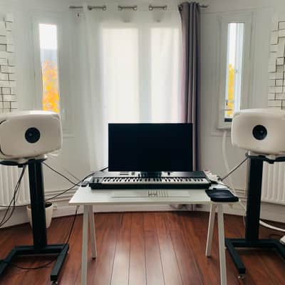 Genelec 8361A SAM 3-Way Powered Coaxial Studio Monitor (Pair) 2019 - 2021 - White image 2