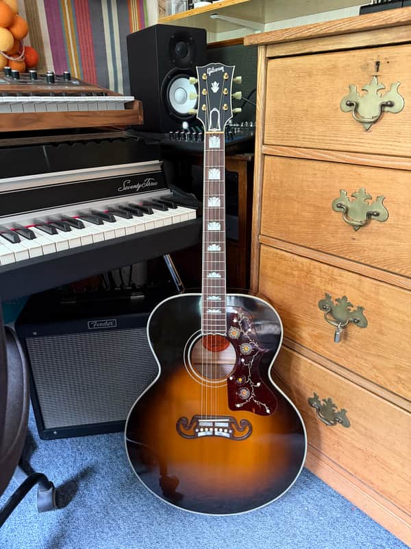 Gibson J200 1958 reissue vintage sunburst 2003 - Vintage sunburst image 1