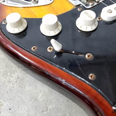 Cort / Memphis / Samick Lawsuit Era MIK S-Style Electric Guitar (1970s, Honeyburst) image 14