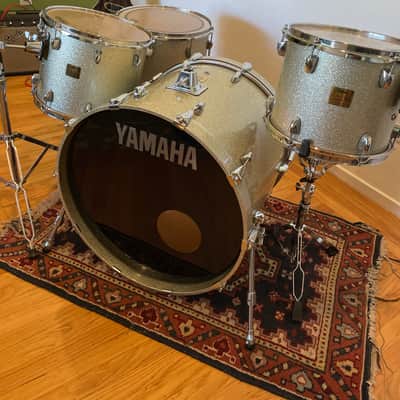 Yamaha Maple Custom Absolute Silver Sparkle image 2