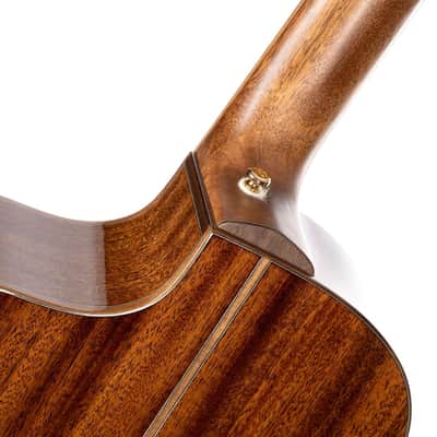 Cort MODERNBURGANDY Modern Concert Body Venetian Cutaway Solid European Sitka Spruce Top Walnut Reinforced Mahogany Neck 6-String Acoustic-Electric Guitar w/Hard Case image 10