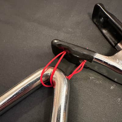 Alan Abel 6" Symphonic Steel Triangle w/LP Double Loop Clip - EXCELLENT image 3