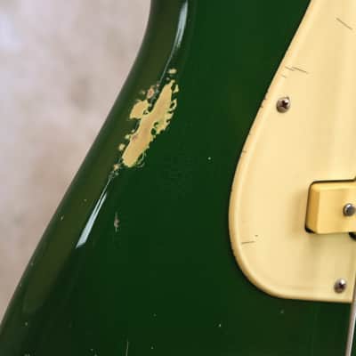 Luthier Made Jazz Bass 2023 - Aged British Racing Green image 7