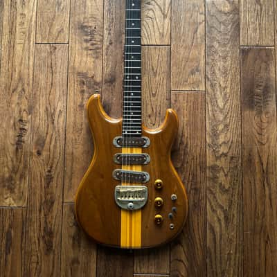 Vintage 1979 Greco GO II Brazen Picker Electric Guitar Walnut Brown MIJ Fujigen Japan image 2