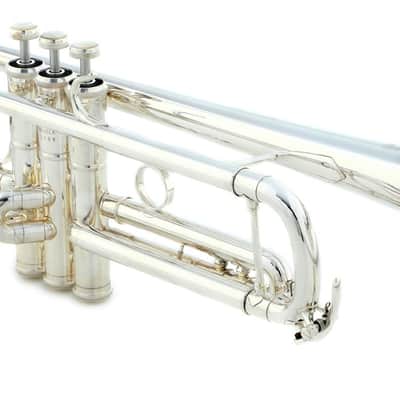 Yamaha YTR-8335LAIIS Custom Professional Bb Trumpet - Silver Plated image 1